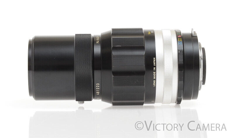 Nikon Nikkor-Q 20cm 200mm f4 Photomic Non-AI Telephoto Prime Lens -Clean- [EXC+] - Victory Camera