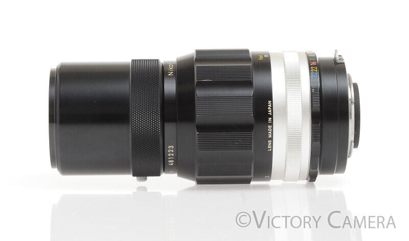 Nikon Nikkor-Q 20cm 200mm f4 Photomic Non-AI Telephoto Prime Lens -Clean- - Victory Camera