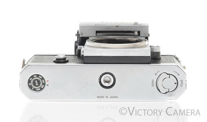 Nikon F Chrome 35mm Camera Body w/ Photomic Prism -New Seals-