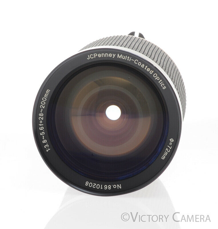 JC Penny 28-200mm f3.8-5.6 Metal-Bodied Macro Lens for Nikon AI-S [EXC+] - Victory Camera