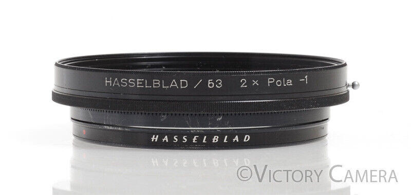 Hasselblad 63 Polarizer Filter 2x Pola -1 for Bay 50 C Lenses -Glass Defect-