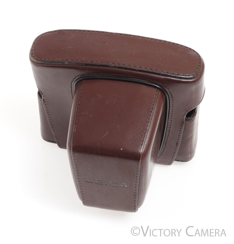 Leica R3 Red Burgundy Ever Ready Camera Case 14506 [EXC+] - Victory Camera