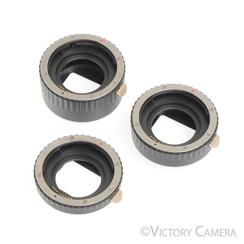 Polaroid? Macro Extension Tube Kit C-AF Digital (13mm, 21mm, 31mm) for Canon EF
