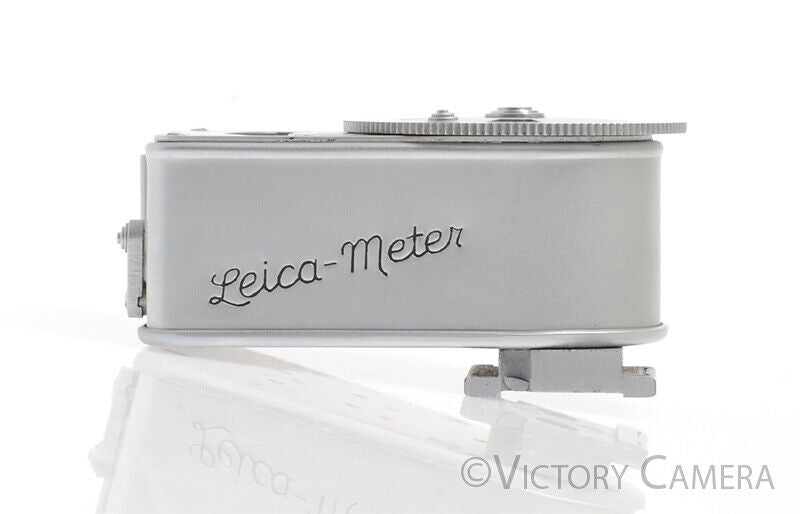 Leica Meter Metraphot / MF Chrome Light Meter w/ Leather Case -Inaccurate- - Victory Camera