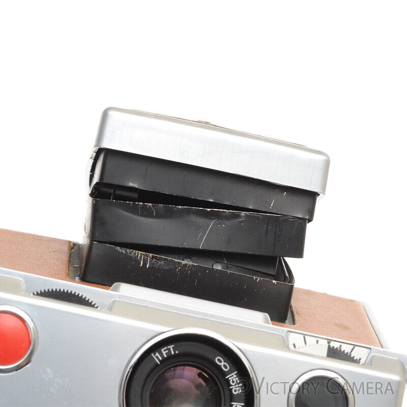 Polaroid SX-70 Land Camera Chrome &amp; Leather Camera -Parts / Repair- [BAR] - Victory Camera