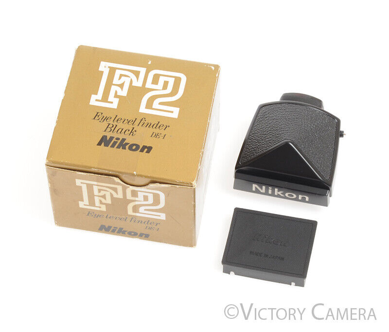Nikon DE-1 Titanium Prism Eye Level View Finder for F2 -Nice in Box- - Victory Camera