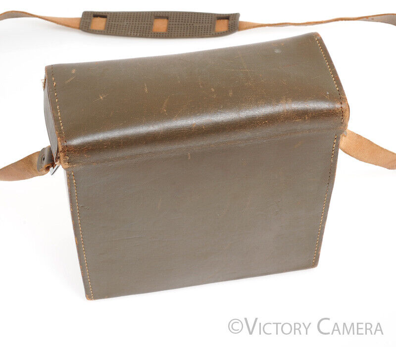 Leica M Vintage Camera System Brown / Green Case (~8&quot; x 7&quot; x 3.5&quot;) - Victory Camera