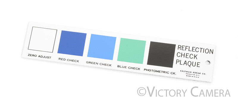 Kodak Genuine Reflection Densitometer Check Plaque w/ Case -Clean in Box- [EXC+] - Victory Camera