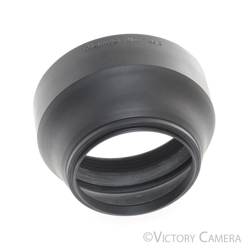 Mamiya RB67 RZ67 M77 No.2 Collapsible Rubber Lens Shade for 150-350mm Lens