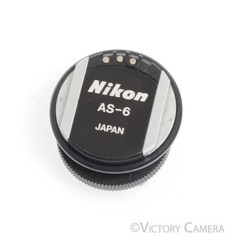 Nikon AS-6 Flash Coupler: Put F3 Flash on ISO Hotshoe [EXC+] - Victory Camera