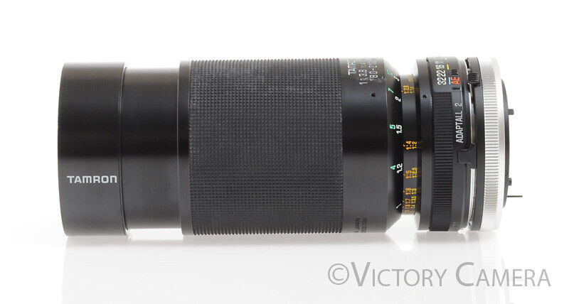 Tamron CF Tele Macro 80-210mm f3.8-4 Adaptall 2 Canon FD Lens - Victory Camera