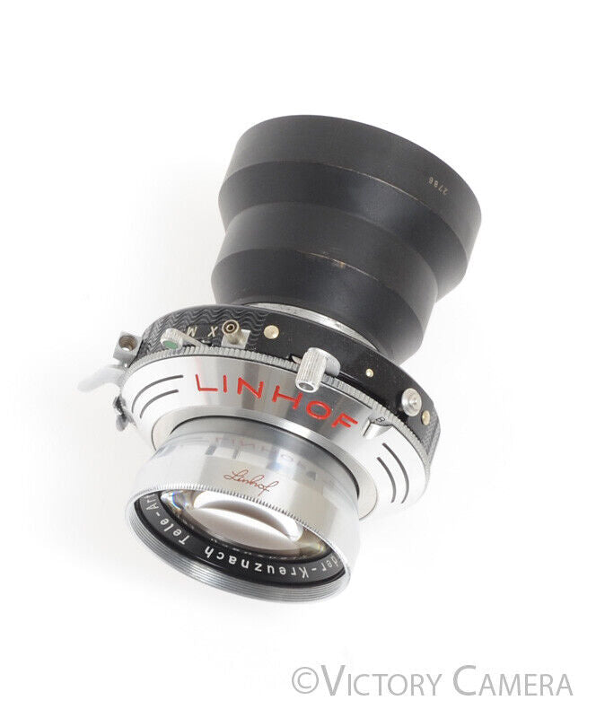 Linhof Schneider-Kreuznach Tele-Arton 180mm f5.5 Lens in Synchro-Compur for 6x9 [EXC-] - Victory Camera