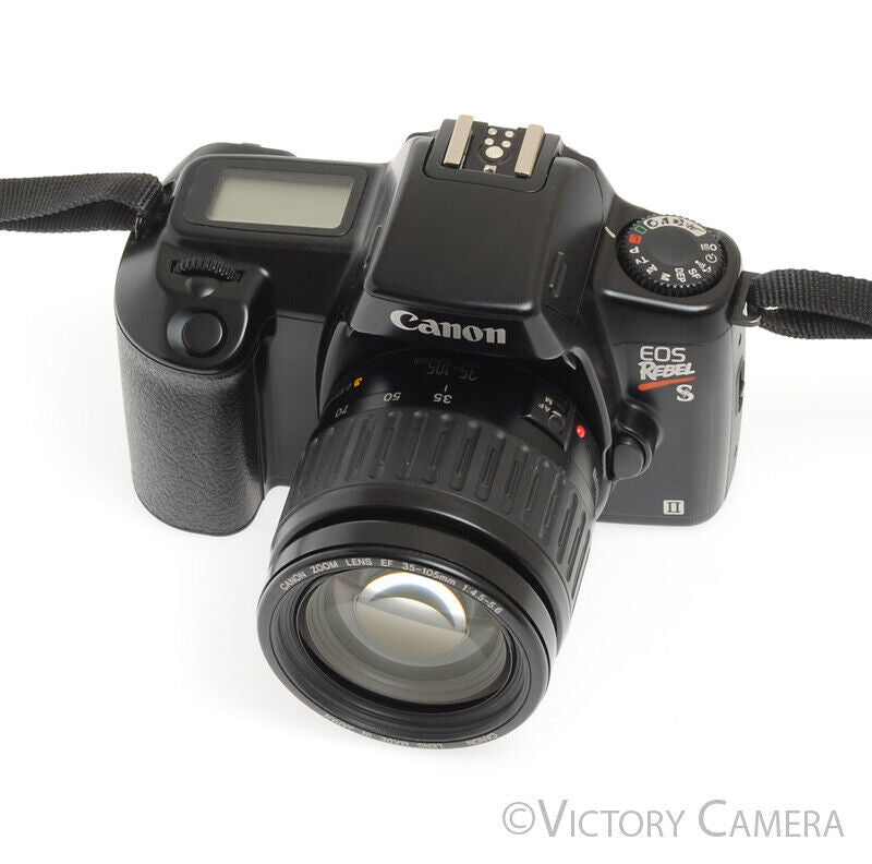 Canon Rebel S 35mm Film Camera w/ 35-105mm Canon Lens - Victory Camera