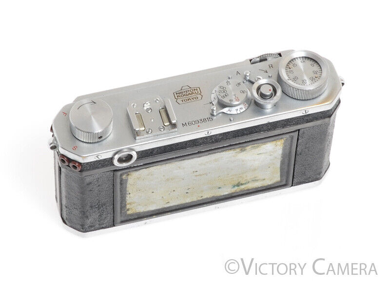 Nikon M Red Synched Chrome 35mm Rangefinder Camera Body -Read- [AS-IS] - Victory Camera