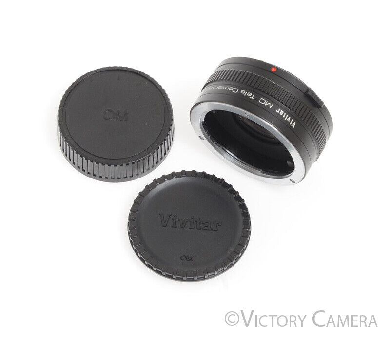 Vivitar MC Teleconverter 2X-21 2x Teleconverter for Olympus OM Cameras -Mint-