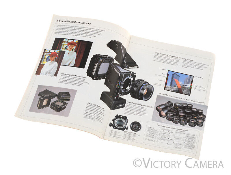Mamiya RZ67 RZ67 Pro II Instruction and Advertising Booklets