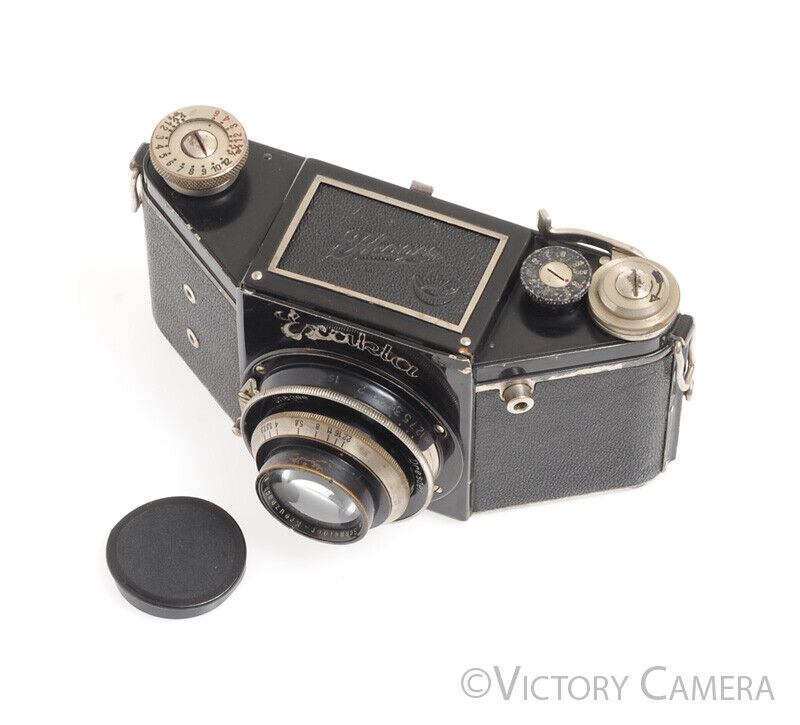 Ihagee Exakta VP Model B 127 Camera w/ 7.5cm f3.5 Xenar Lens As-Is