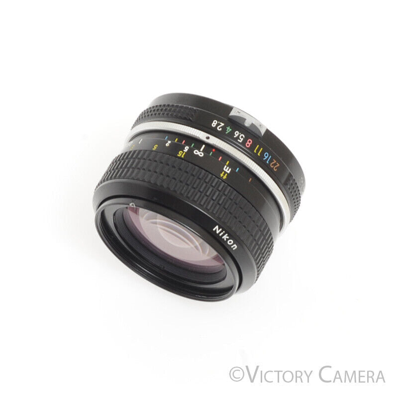 Nikon Nikkor 28mm f2.8 Non-AI Wide Angle Prime Lens - Victory Camera