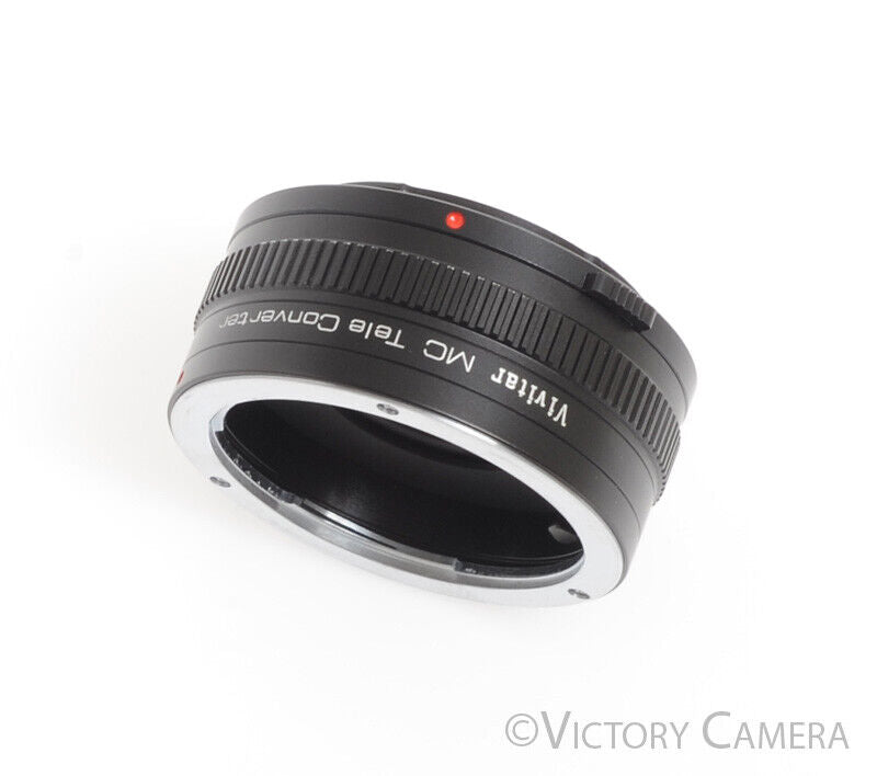 Vivitar MC Teleconverter 2X-21 2x Teleconverter for Olympus OM Cameras -Mint- - Victory Camera