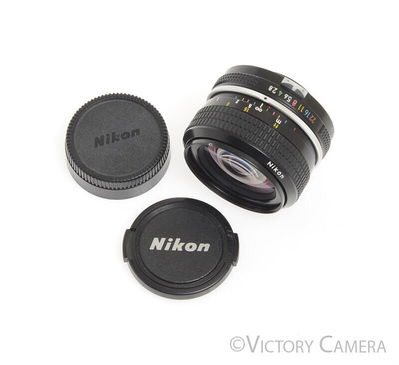 Nikon Nikkor 28mm f2.8 Non-AI Wide Angle Prime Lens - Victory Camera