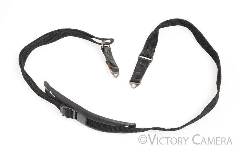 Leica Black Nylon Stap w/ QR Connectors for R / M3, M4, M6, etc. - Victory Camera