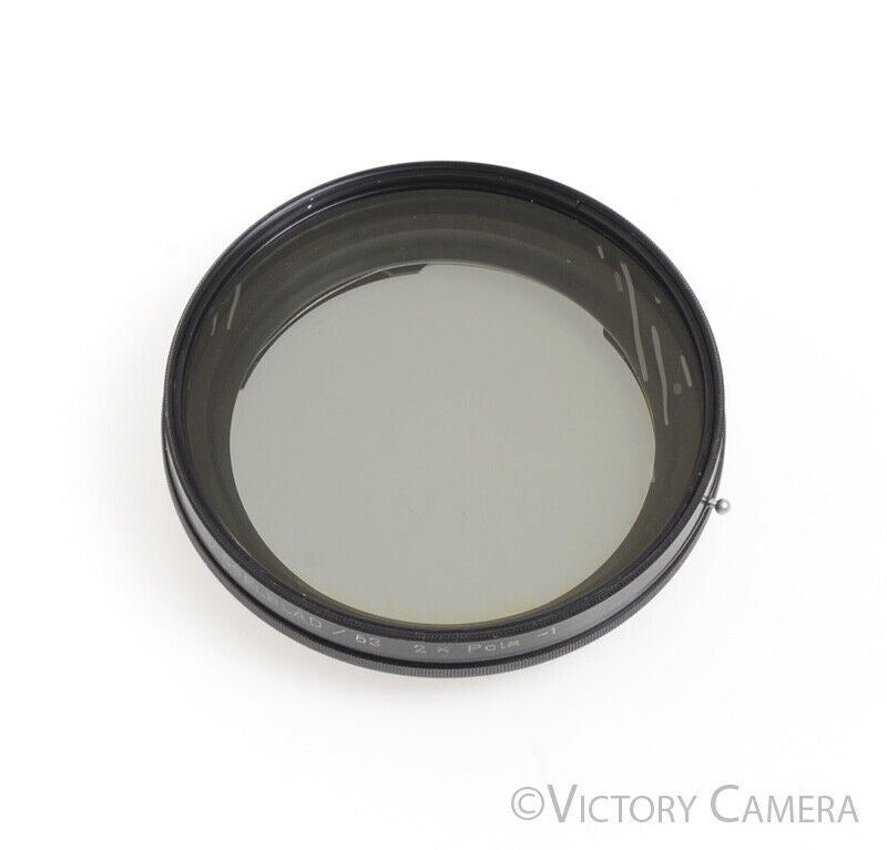 Hasselblad 63 Polarizer Filter 2x Pola -1 for Bay 50 C Lenses -Glass Defect-