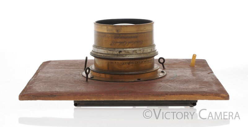 Gundlach Turner Reich 14&quot; Brass Lens w/ Packard Shutter [Good] - Victory Camera
