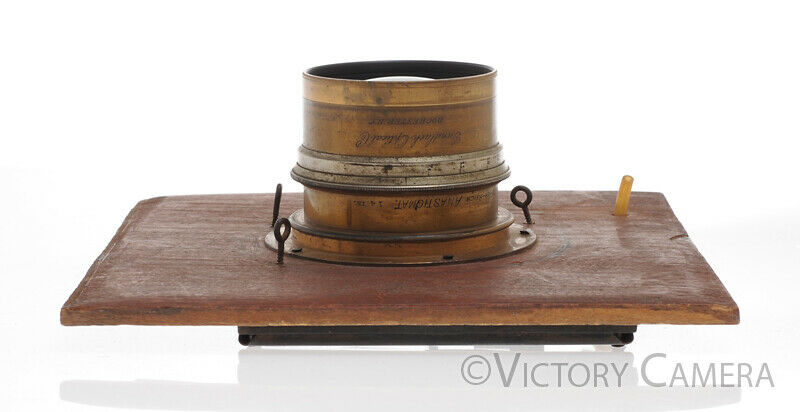 Gundlach Turner Reich 14&quot; Brass Lens w/ Packard Shutter - Victory Camera