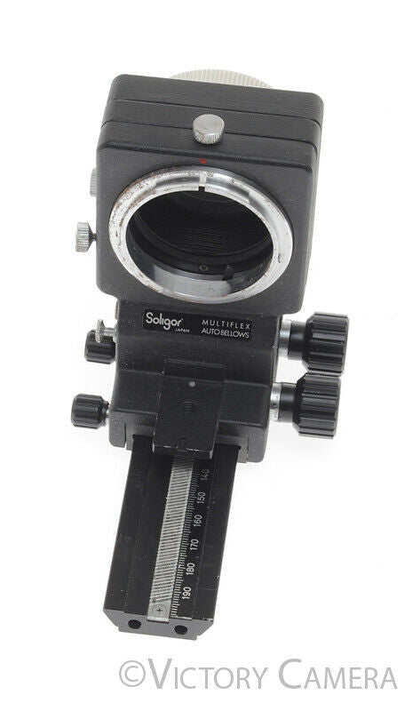 Soligor Multiflex Auto Bellows Macro Bellow for Canon FD - Victory Camera