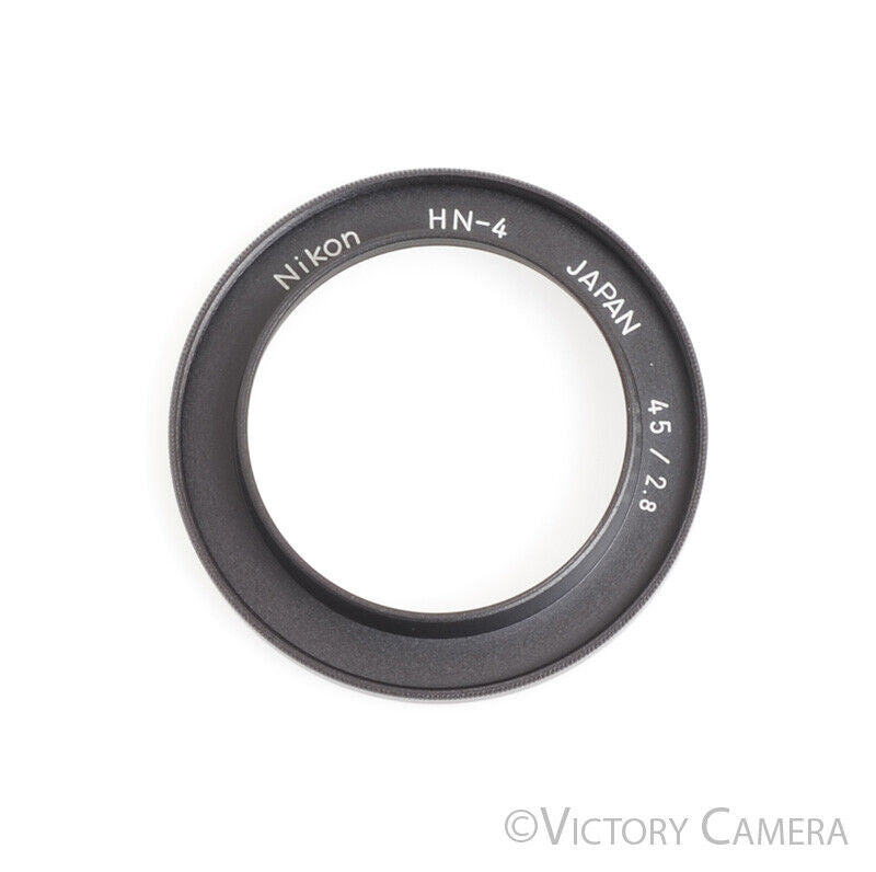 Nikon F Lens Hood Screw In Type for GN-Auto Nikkor 45mm f2.8 -Near Mint- - Victory Camera