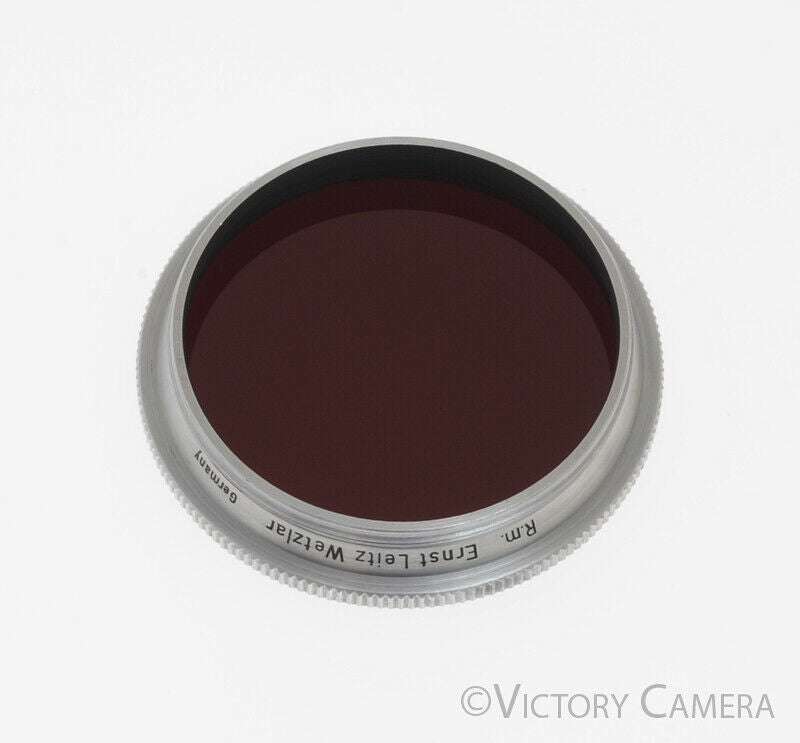Leica Rm Infrared Filter for 50mm Summitar, GFEOO, 13120 Chrome Rim - Victory Camera