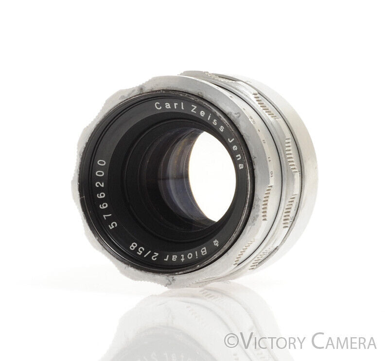 Zeiss Jena Biotar 58mm F2 M42 Screw Mount Lens (stiff focus)