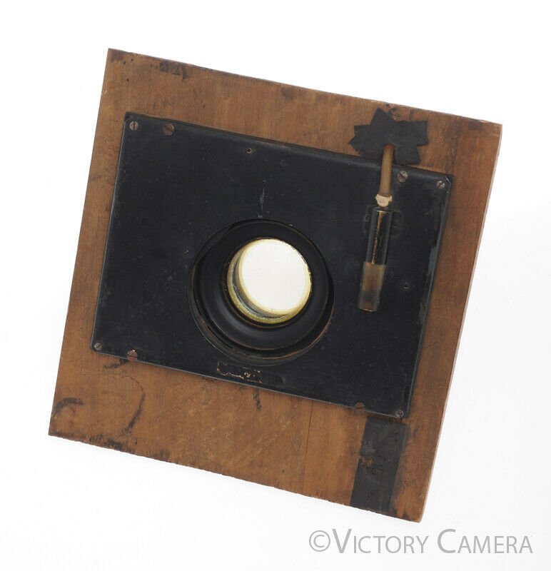 Gundlach Turner Reich 14&quot; Brass Lens w/ Packard Shutter [Good] - Victory Camera