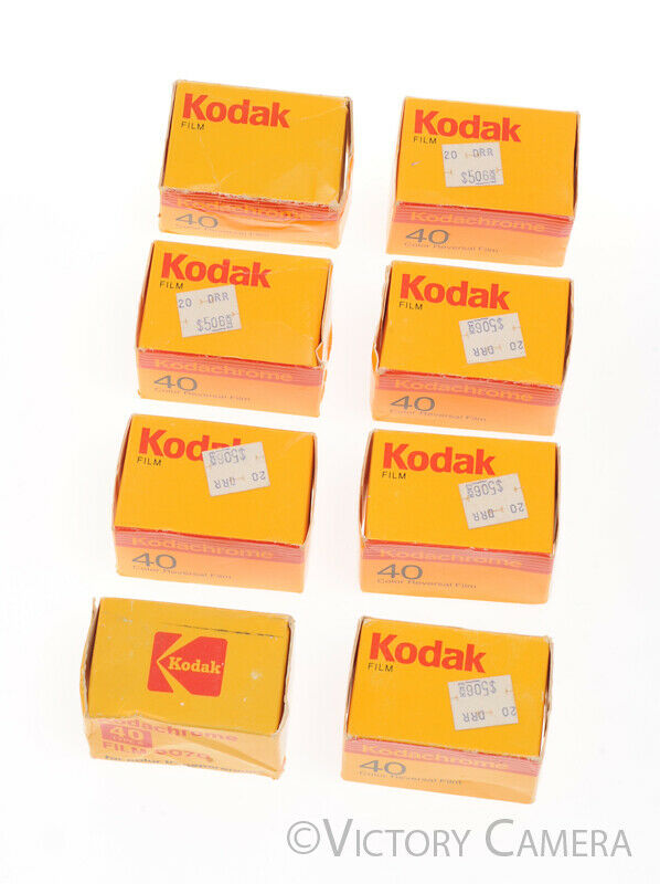 8 x Kodak Kodachrome 40 Type A Film 1991 - Victory Camera