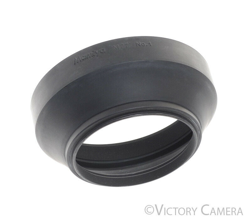 Mamiya M77 No. 1 Sturdy Collapsible Rubber Lens Shade for RB/RZ67 90-110mm Lens - Victory Camera