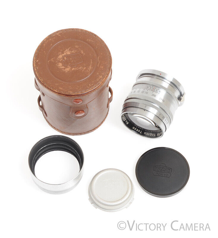 Nikon Nikkor-P.C 8.5cm F2 S Mount Rangefinder Lens -Clean-