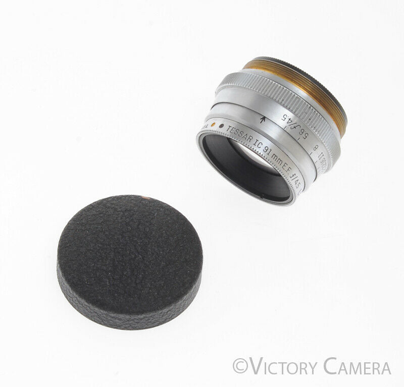 Bausch & Lomb 91mm f4.5 Tessar 1C Leica Lens (Head Only) [EXC-] - Victory Camera