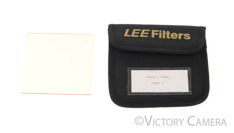 Lee 100mm x 100mm Square Coral 2 Polycarbonate Filter - Victory Camera