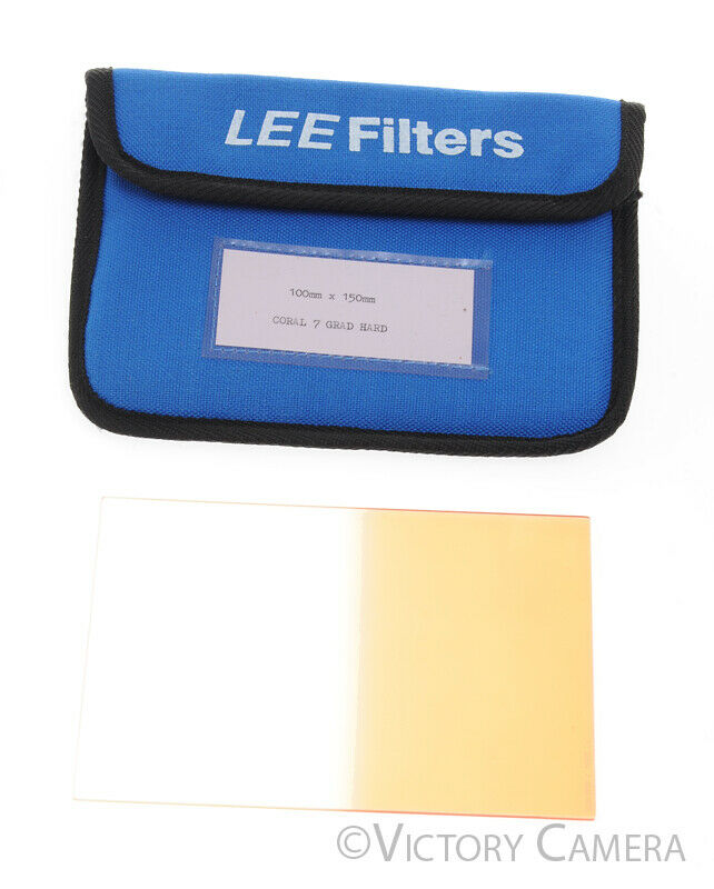 Lee 100mm x 150mm Coral 7 Grad Hard Polycarbonate Filter [Good] - Victory Camera