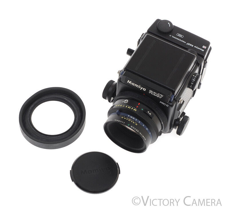 Mamiya RZ67 Pro II 6x7 Camera w/ WLF, 110mm f2.8 Prime Lens 120 Back -