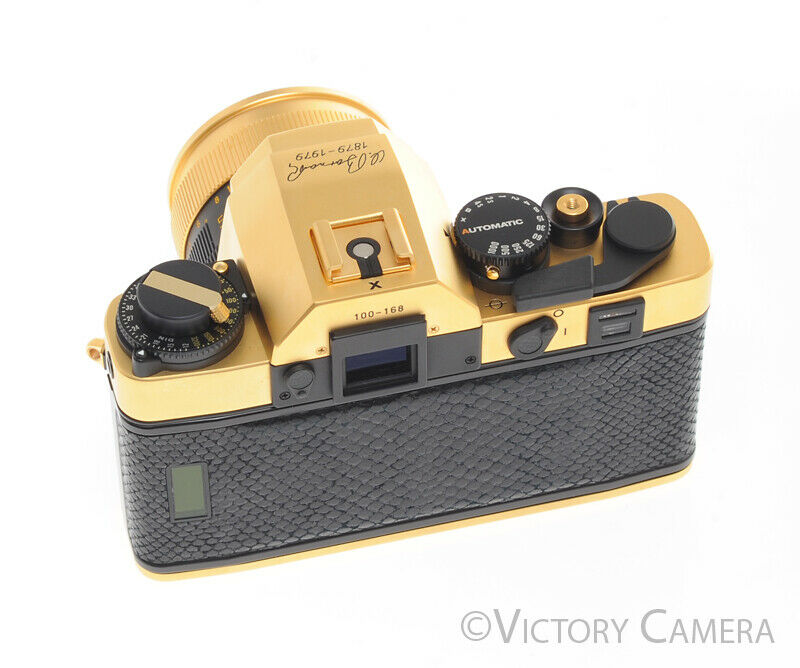 Leica R3 24 Karat Gold Camera 100 Anniversary Mint in Box 50mm Summilux Lens - Victory Camera