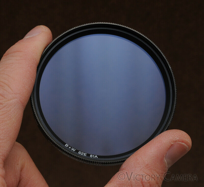 B 62mm 72E 81A Warming Filter -Clean-