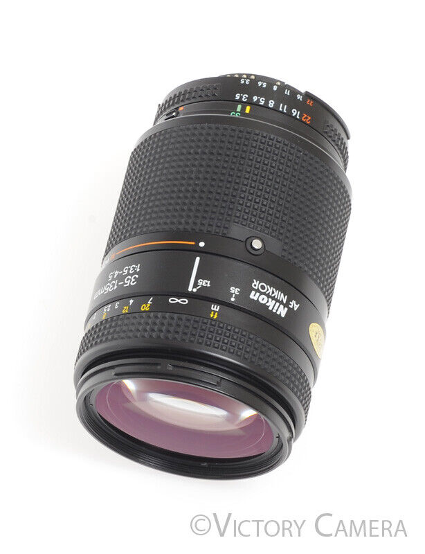 Nikon AF Zoom-Nikkor 35-135mm f3.5-4.5 Autofocus Telephoto Lens -Clean Glass- [EXC-] - Victory Camera