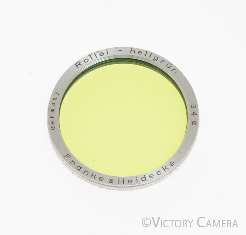 Rollei Rolleiflex Bay II Light Green Hellgrun Filter TLR -Clean- - Victory Camera
