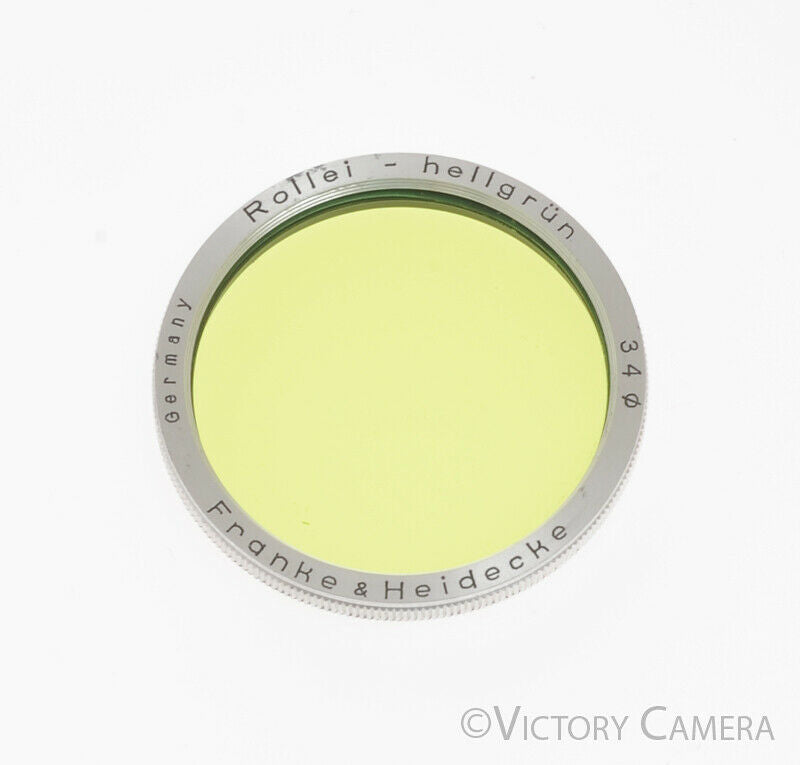 Rollei Rolleiflex Bay III Light Green Hellgrun Filter TLR -Clean- - Victory Camera