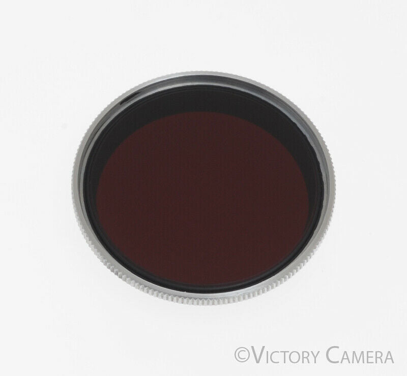Leica Rm Infrared Filter for 50mm Summitar, GFEOO, 13120 Chrome Rim
