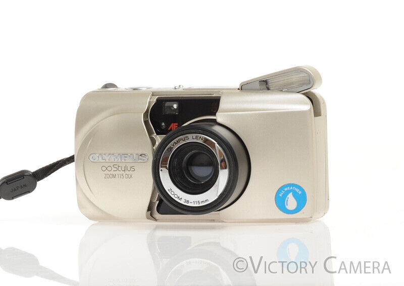Olympus Stylus Zoom 115 DLX Point &amp; Shoot Camera w/38-115mm Lens -As is, Read- - Victory Camera