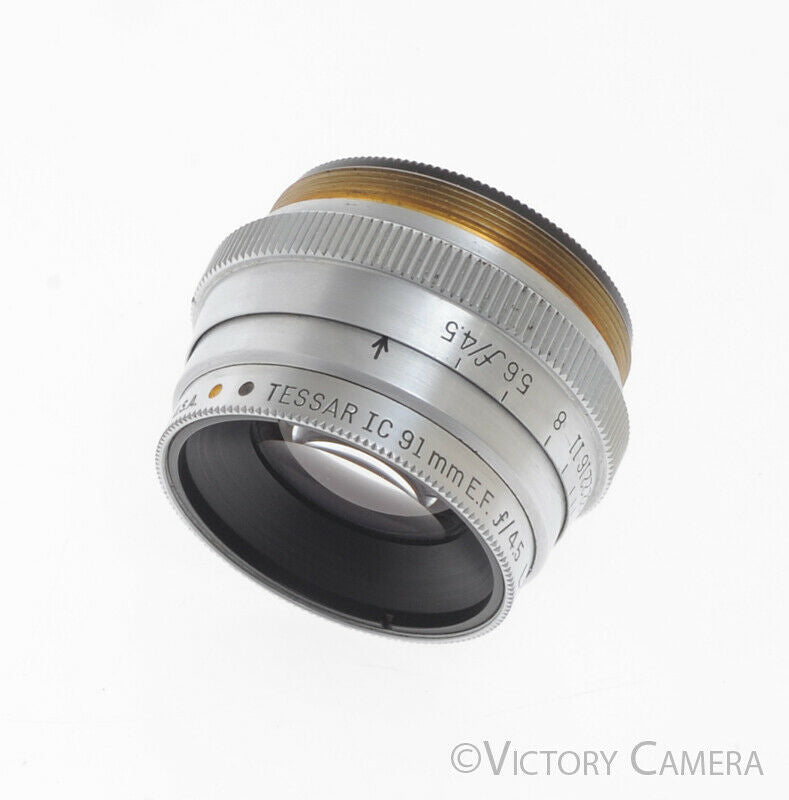 Bausch & Lomb 91mm f4.5 Tessar 1C Leica Lens (Head Only) - Victory Camera