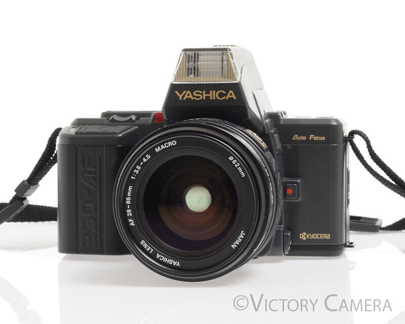 Yashica 230-AF 35mm Film Camera w/ 28-85mm Zoom Lens &amp; Flash