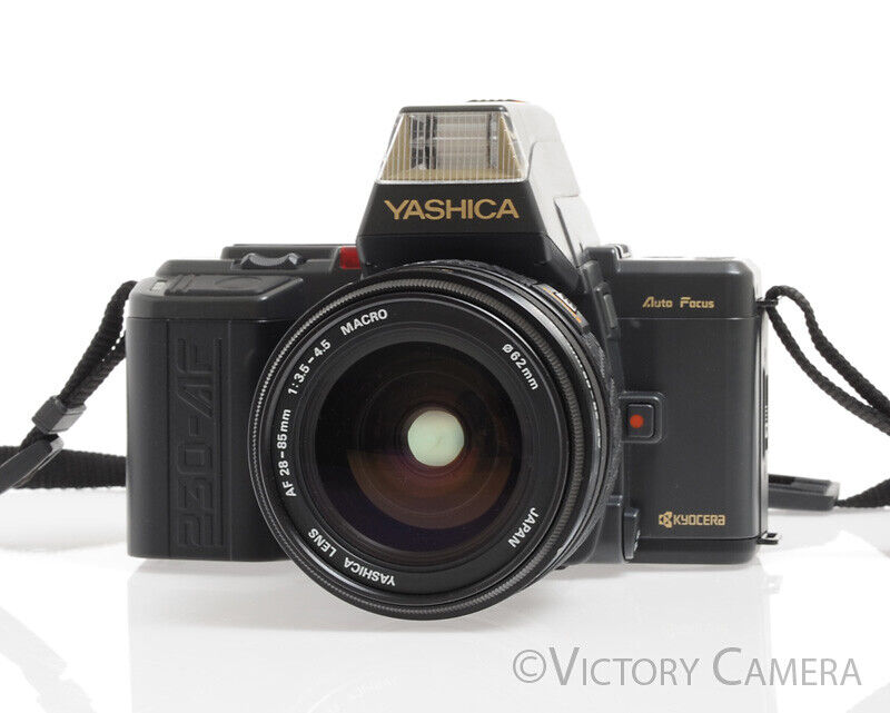 Yashica 230-AF 35mm Film Camera w/ 28-85mm Zoom Lens & Flash - Victory Camera